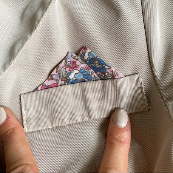 🐚 MMM BEIGE CAPRI SLEEVE BLAZER JACKET! - Picture 7 of 14